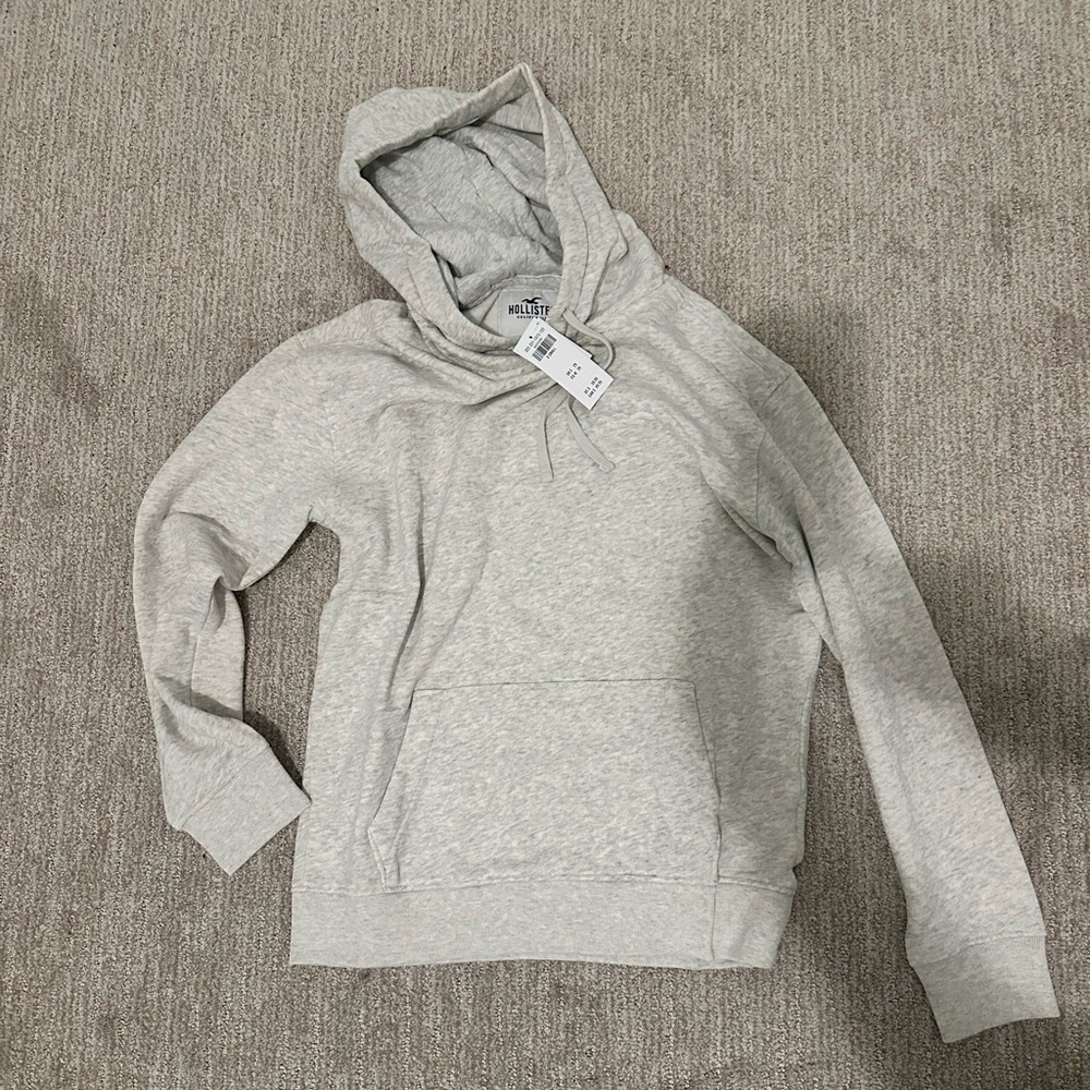 Hollister Men’s XS Gray Hoodie New With Tags
